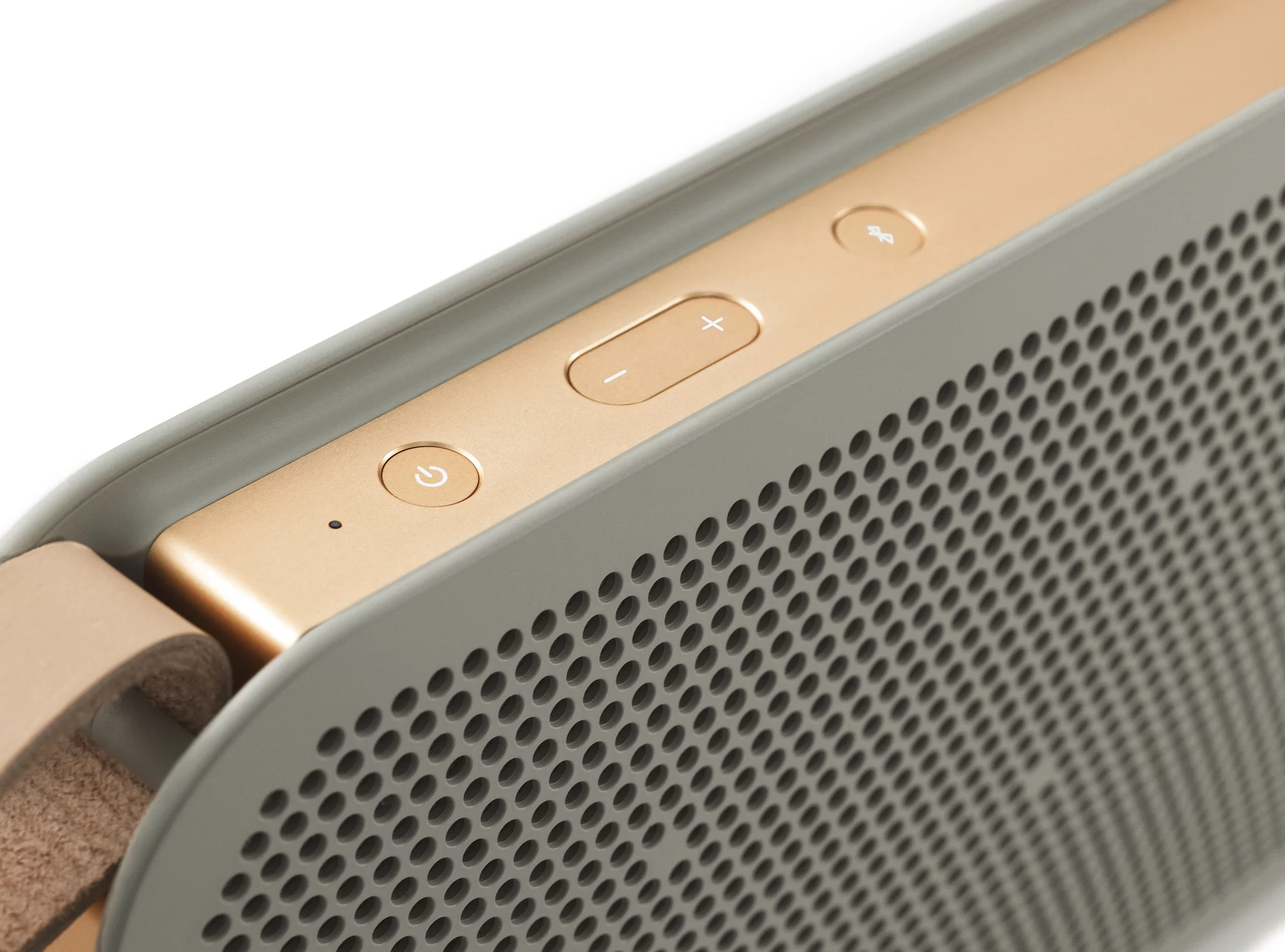 The BeoPlay A2, shown in grey