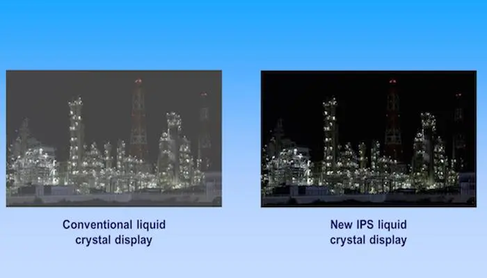 Panasonic has announced a new IPS LCD panel with a contrast ratio of 1,000,000:1, which is 600 times that of its existing LCD displays