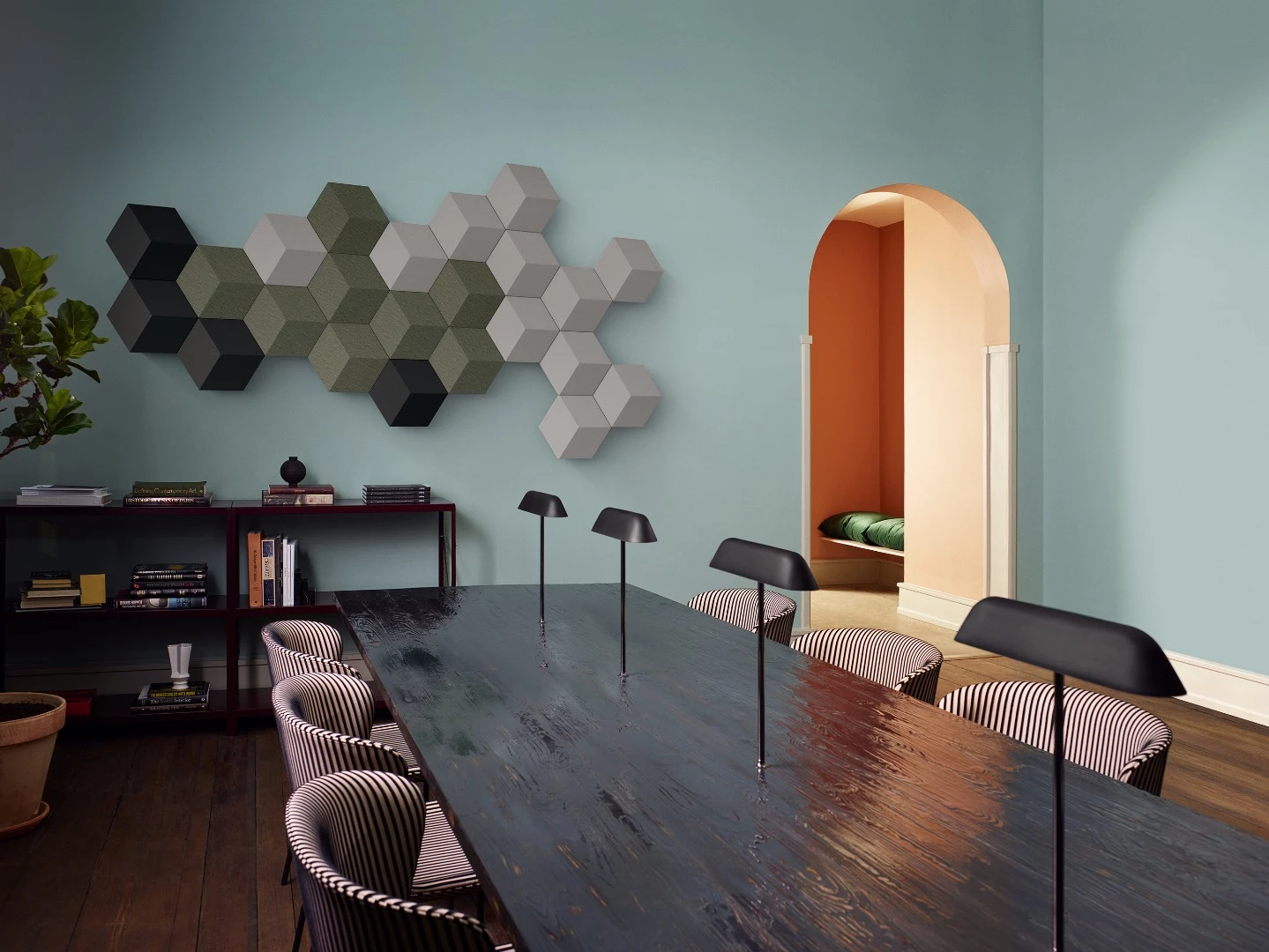 A look at what can be done with a big collection of different-colored Shape tiles