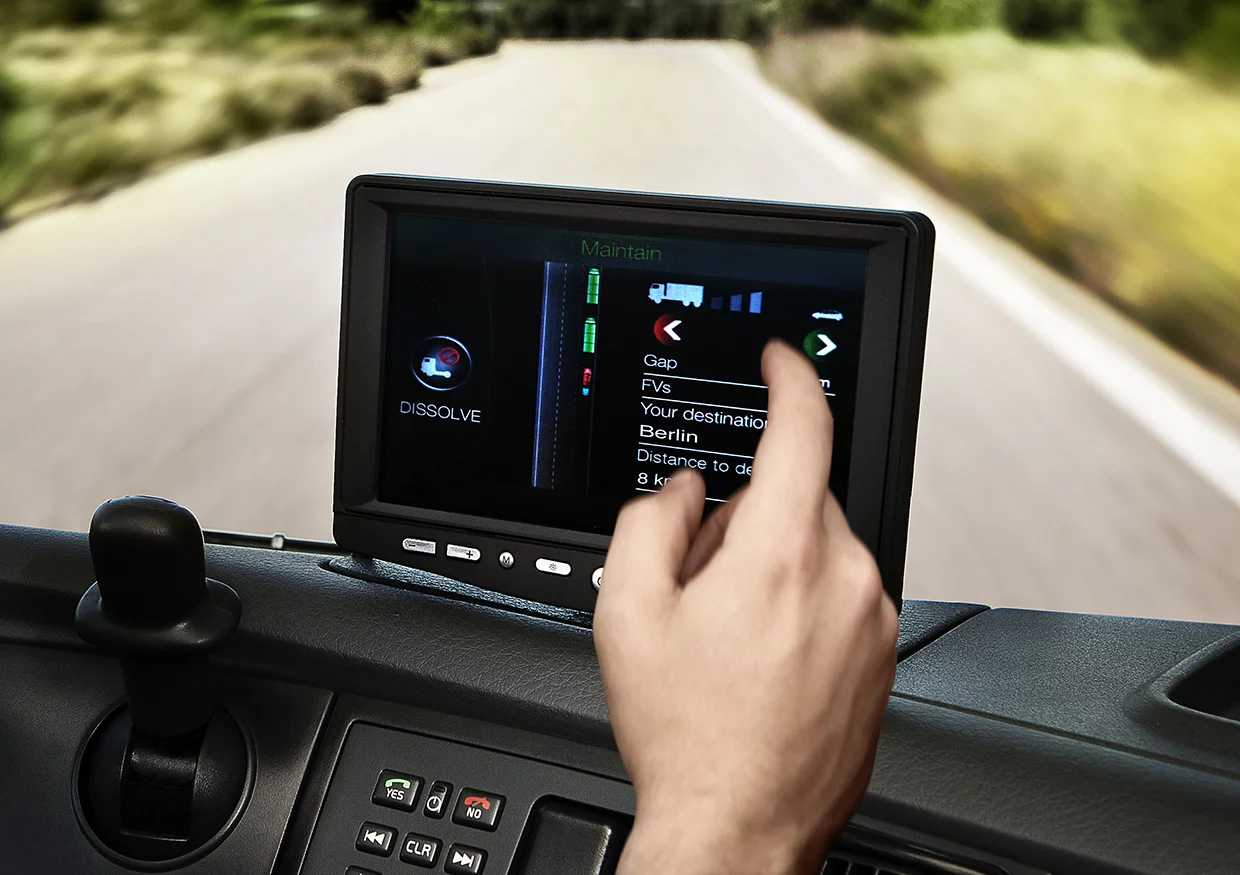 SARTRE interface (Image: Volvo)