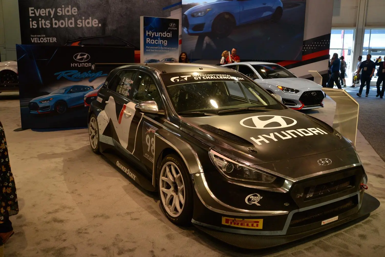 Beyond just showing some cool concepts, Hyundai used SEMA to announce plans for a full lineup of performance parts for the 2019 Veloster Turbo and other models