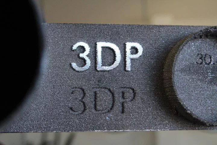 Some of the early test parts created to explore finishing options