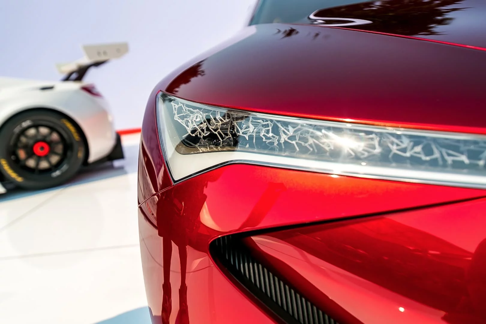 The headlamps appear conventional at first glance, but there's a lot more going on when you look closely