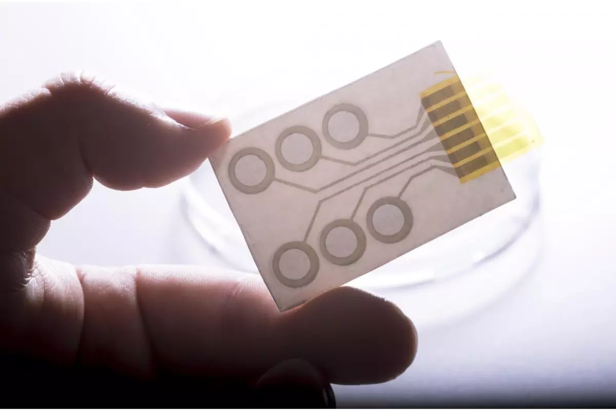 The electrodes can be printed in single or multiple arrangements