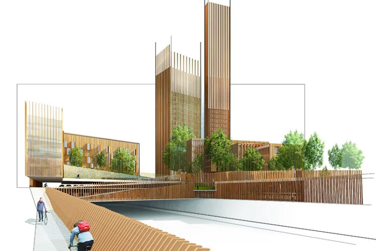 MGA has conceived a 35-story mixed-use tower, dubbed Baobab, for Paris' 17th arrondissement