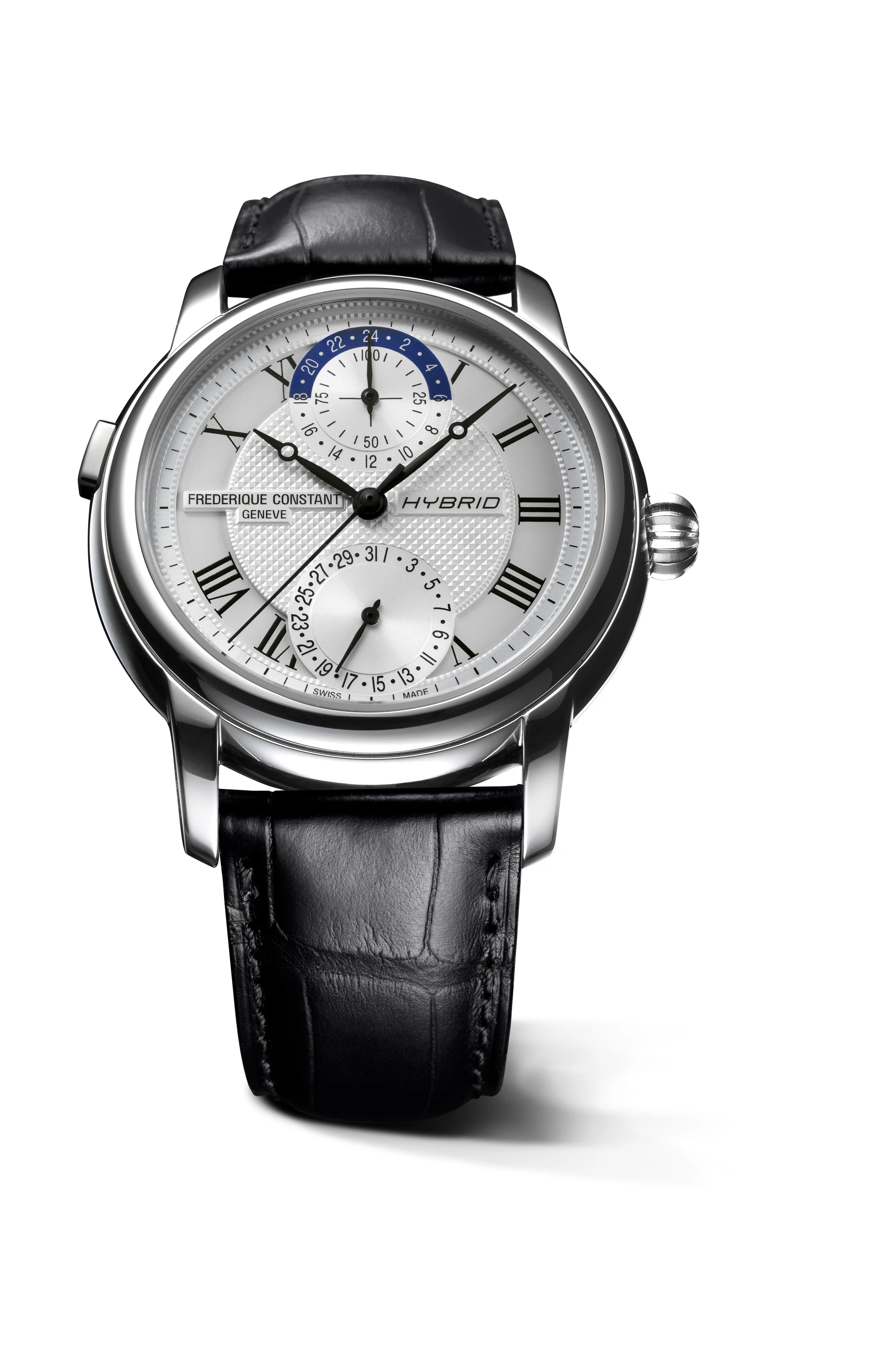 The Hybrid Manufacture has a basic analog dial