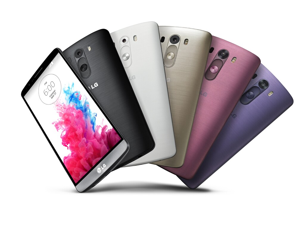 The LG G3 - a "simple" smartphone available in five colors