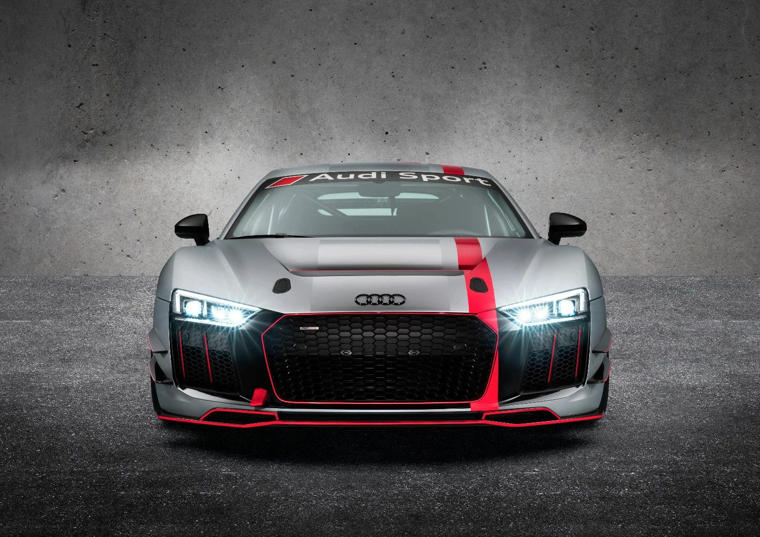 The new Audi R8 V10 LMS GT4 doesn't have a catchy name, but it does have a naturally aspirated engine and track-ready setup