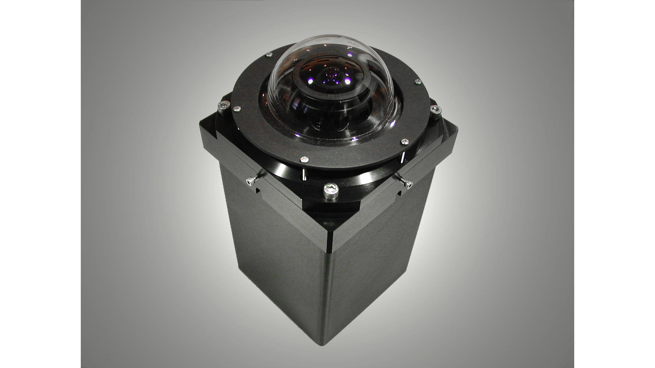 The AllSky camera features a weatherproof housing with acrylic dome