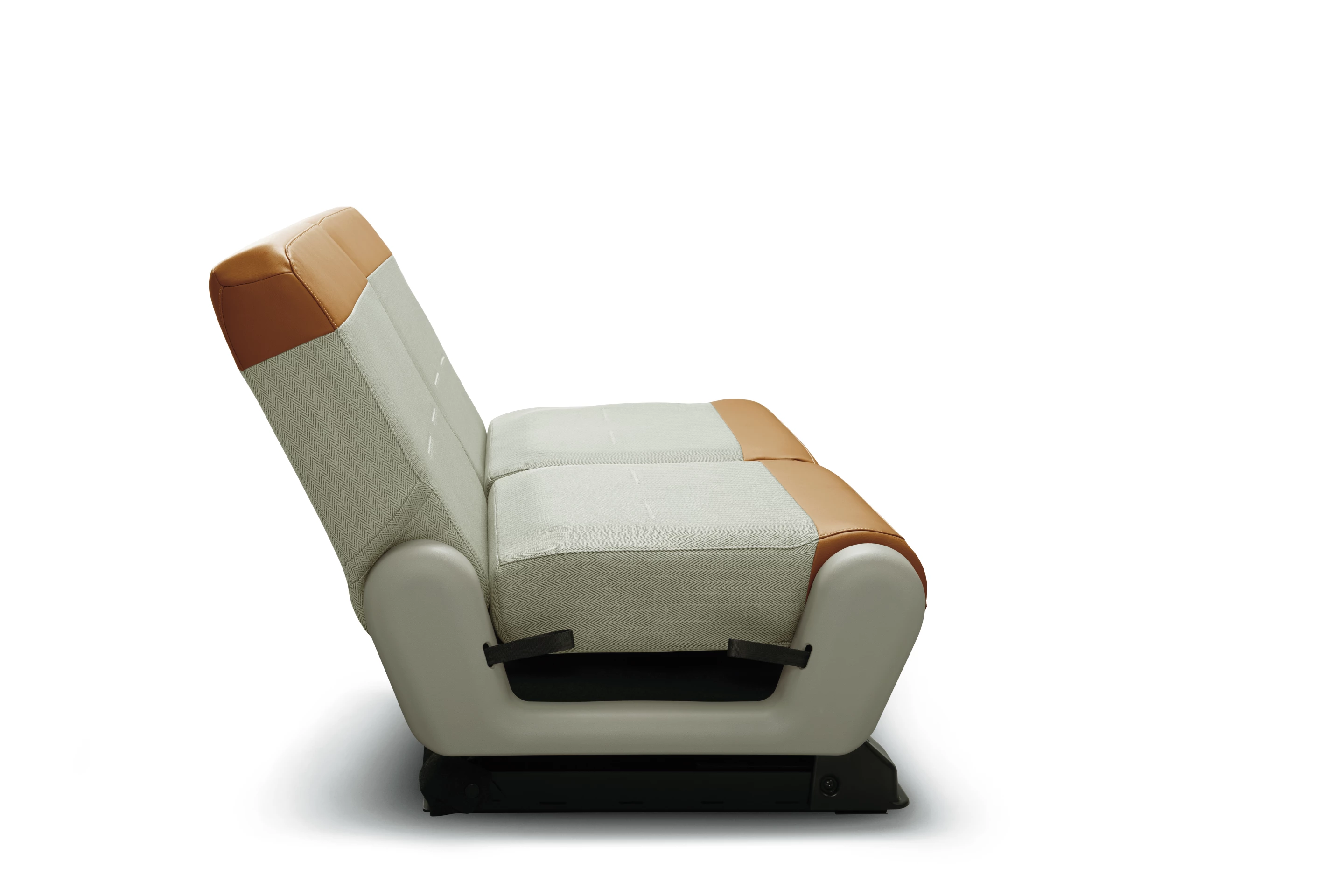 The other side of the seat features softer, more sofa-like cushioning for livable comfort
