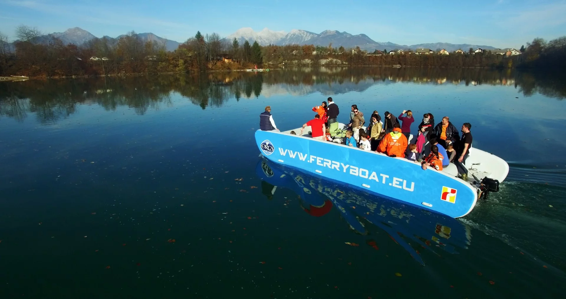 The Hovercraft Ferryboat has a 50-person capacity