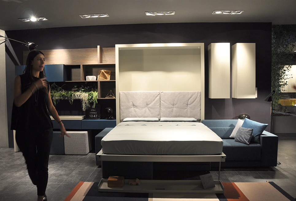The Oslo sofa is available in the pictured configuration or with sectional fixed seating