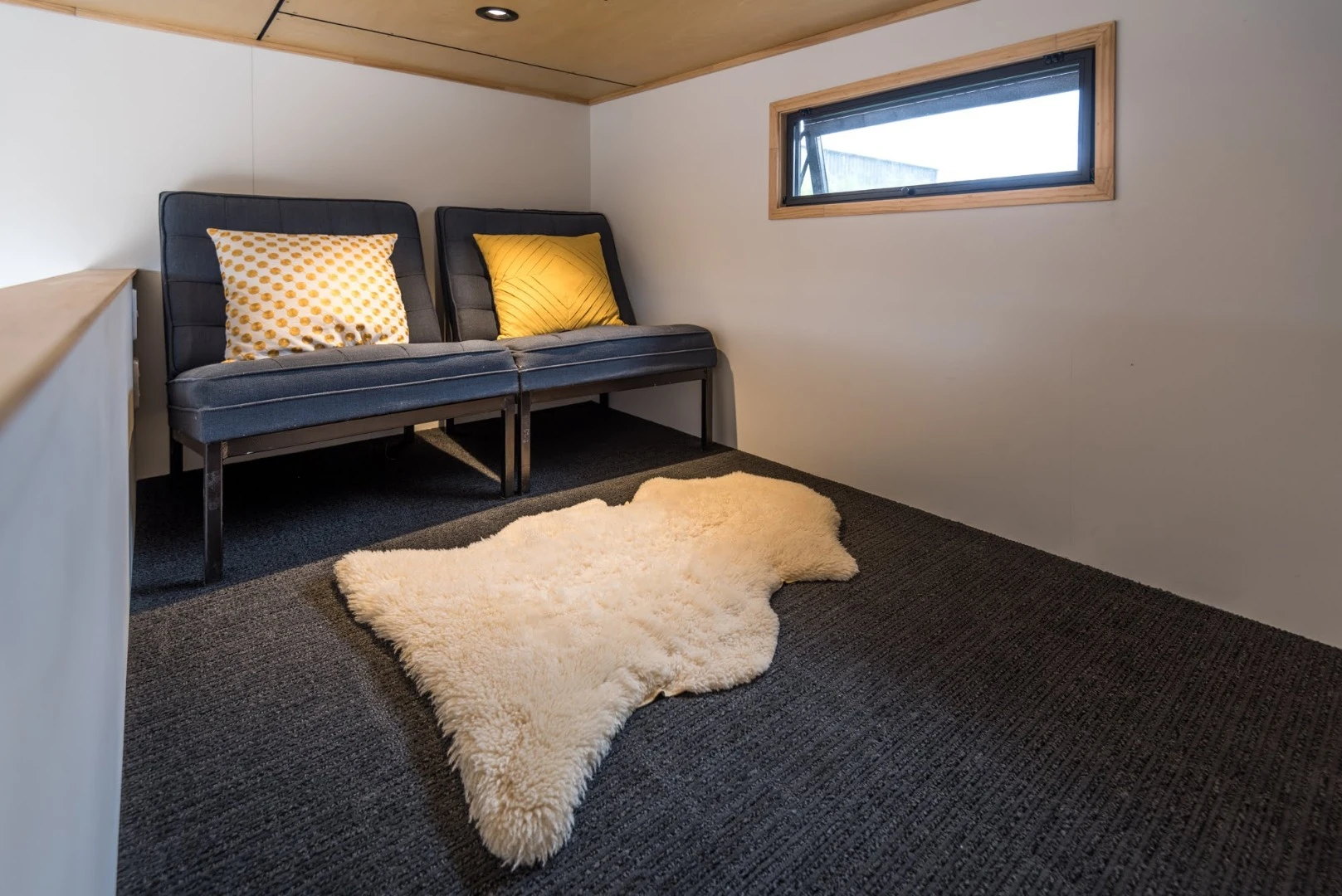 The second mezzanine can be used as an additional twin bedroom for the kids or as a quiet retreat
