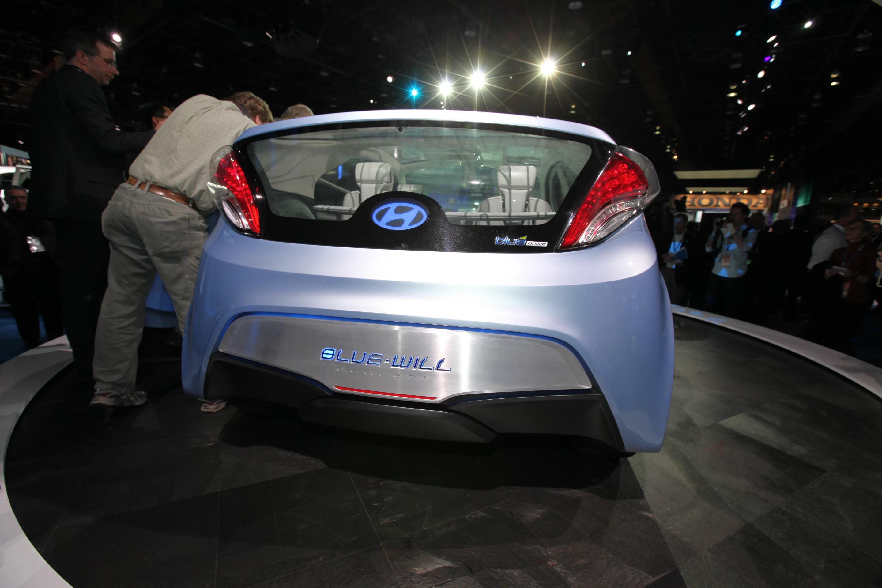 Hyundai's Blue Will plug-in hybrid concept.