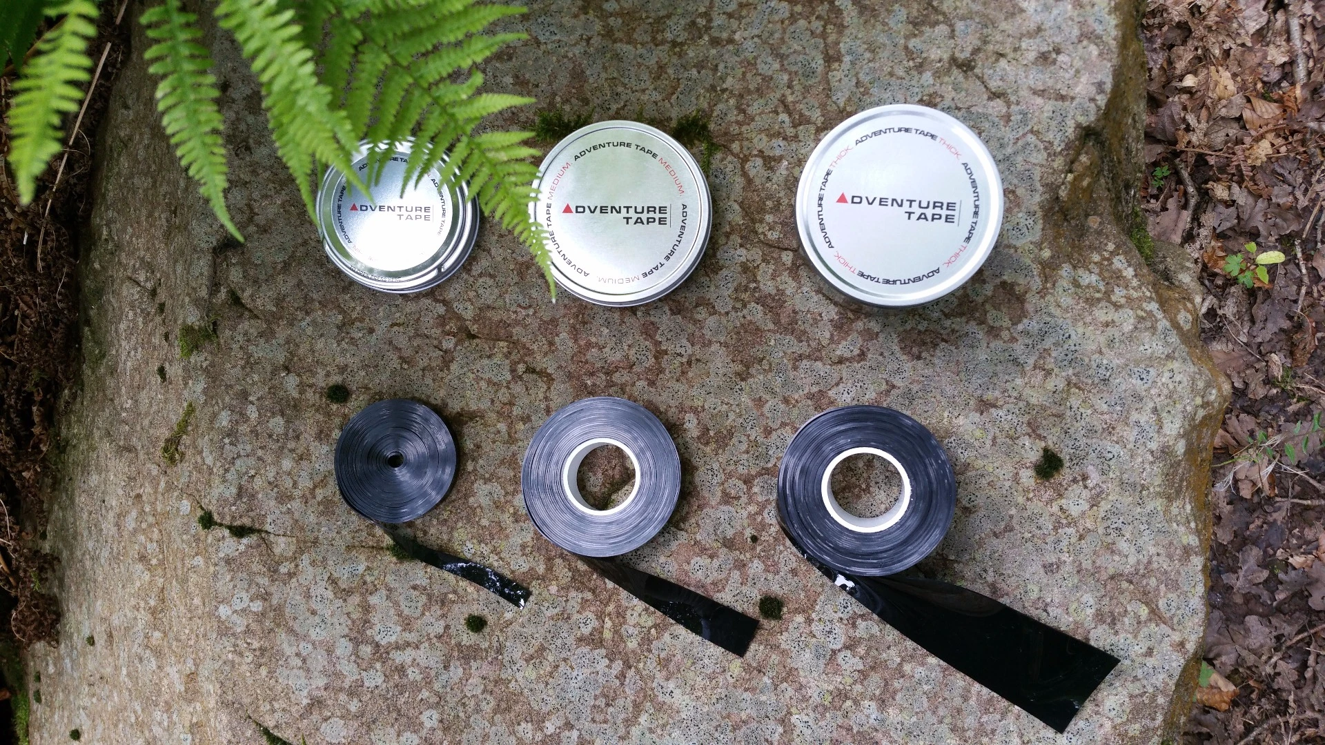 Adventure Tape has developed three widths of tape