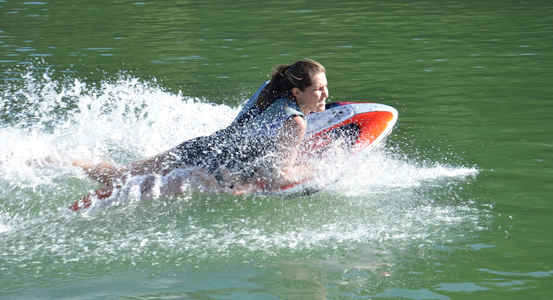 The Kymera body board weighs 48 lbs (21 kg)