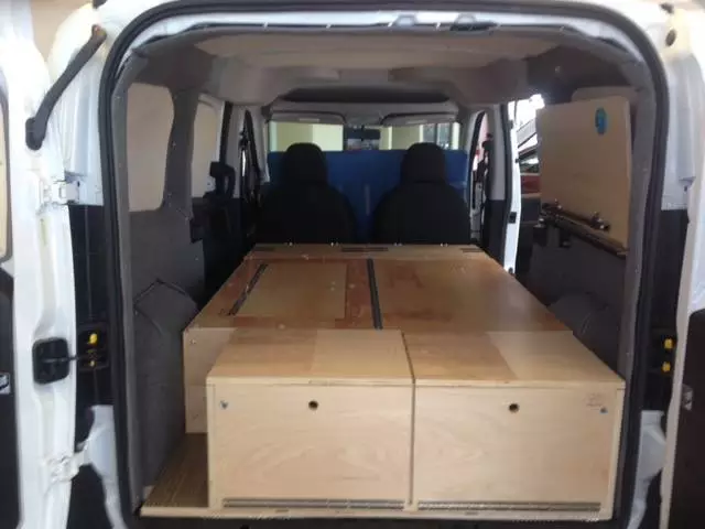 A look at the sleeping platform