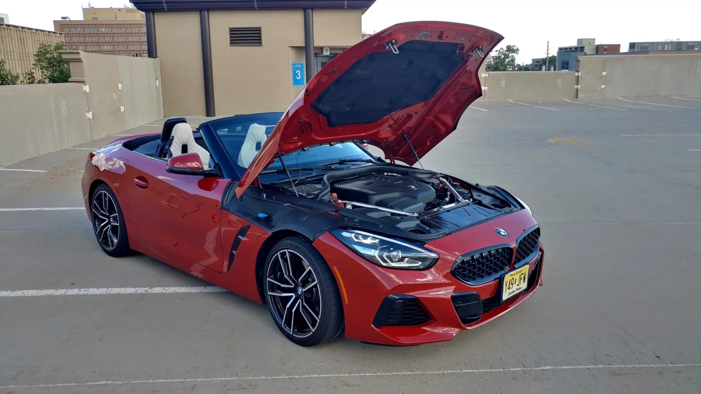 It was disappointing to find out that no manual transmission is available for the Z4, but the eight-speed automatic is very well-tuned