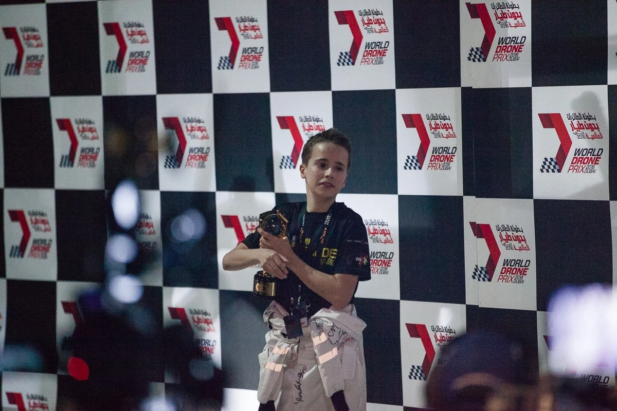 In Dubai over the weekend, Luke Bannister beat out 150 other competitors from around the world to lead his team to victory at the first World Drone Prix