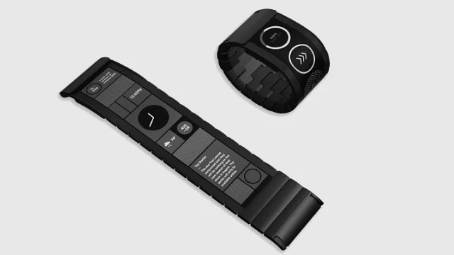 The Wove Band from Polyera, claims to be the world's first digital fabric, fully-flexible display wearable