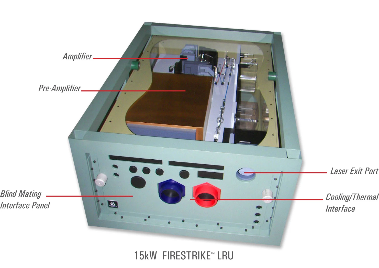 A Firestrike laser module, of which the Gamma is the latest iteration