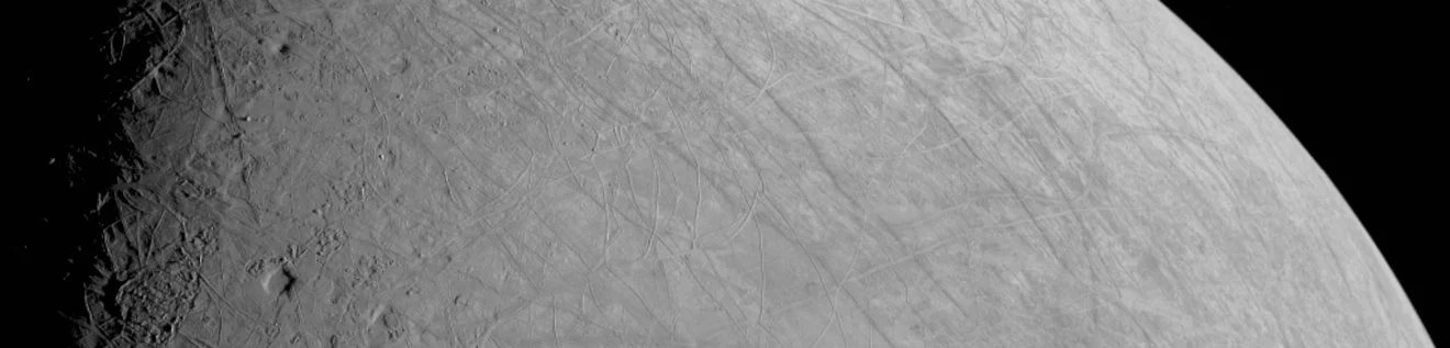 Icy surface of Europa, captured by the Juno probe on September 29
