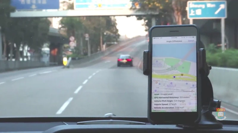 The Angle Difference Method in use on the road