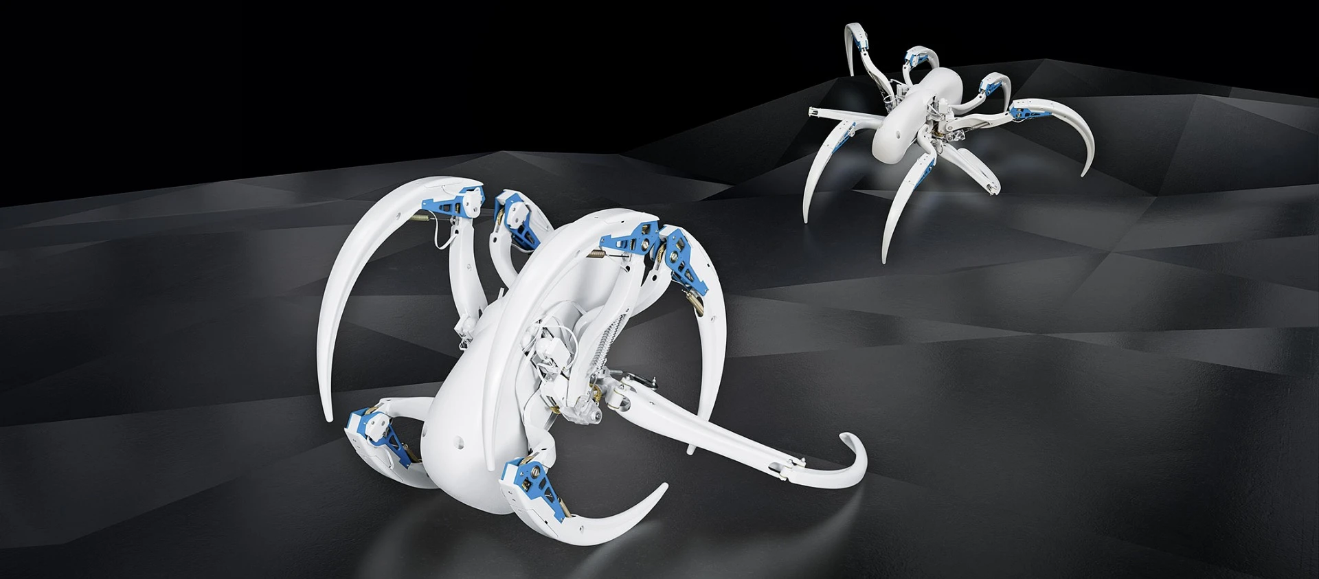 The BionicWheelBot, in rolling and walking modes