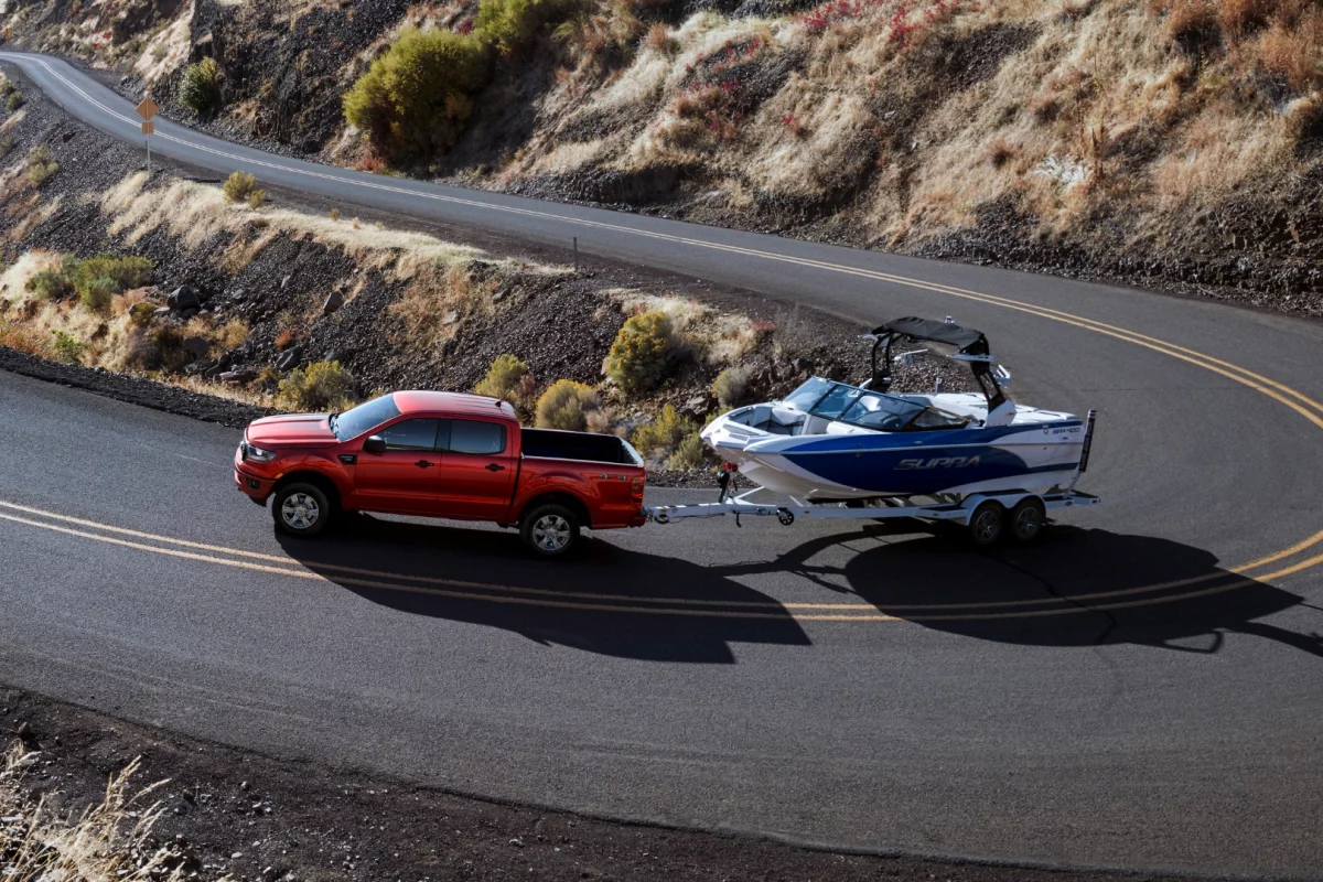 The Ranger will be powered by a small 2.3-liter turbocharged engine that Ford claims will offer best-in-class towing