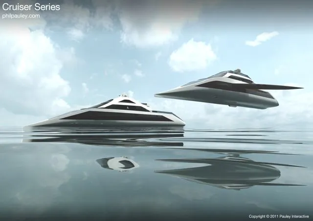 Phil Pauley's line of Cruiser watercraft would include the aptly-named Fly Cruiser