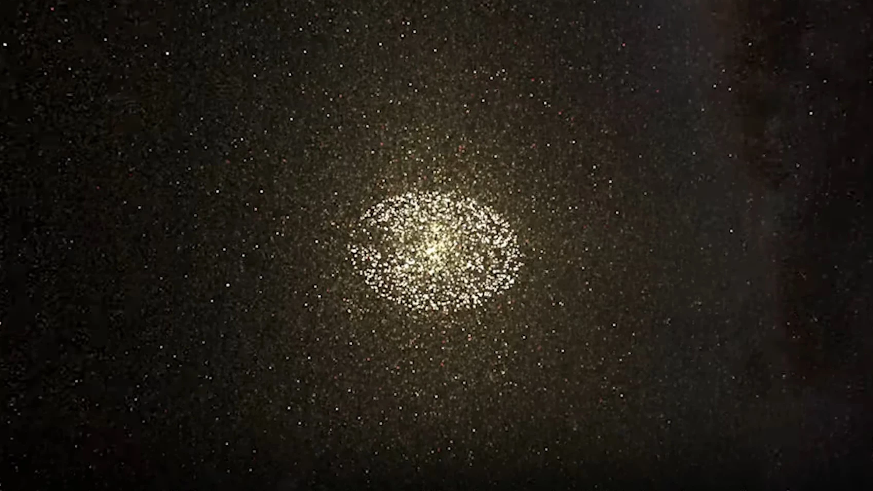 A visualization of the stars from which aliens could watch Earth passing across the surface of the Sun