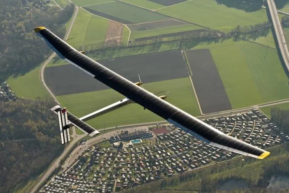 11,628 solar cells provide energy for the electric aircraft (Photo: Solar Impulse)