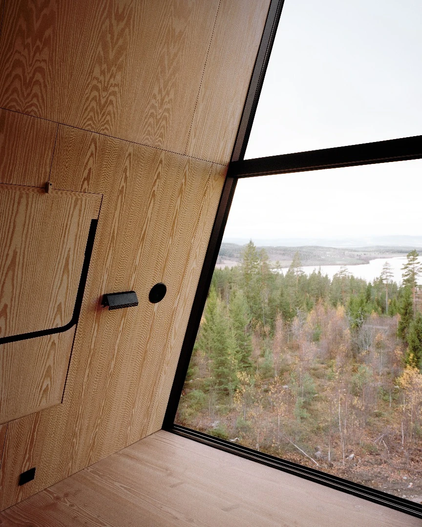 The Pan Treetop Cabins offer excellent views of the stunning landscape