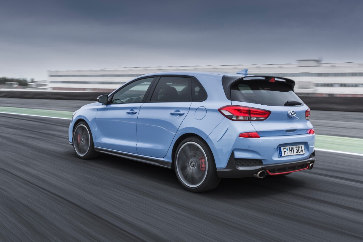 The N Performance Package includes 19-inch Pirelli P-Zero high-performance tires as standard equipment