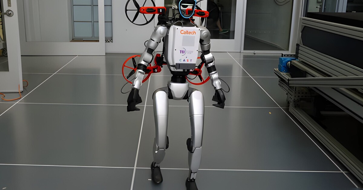 Watch this morphing robot duo walk, drive, and fly