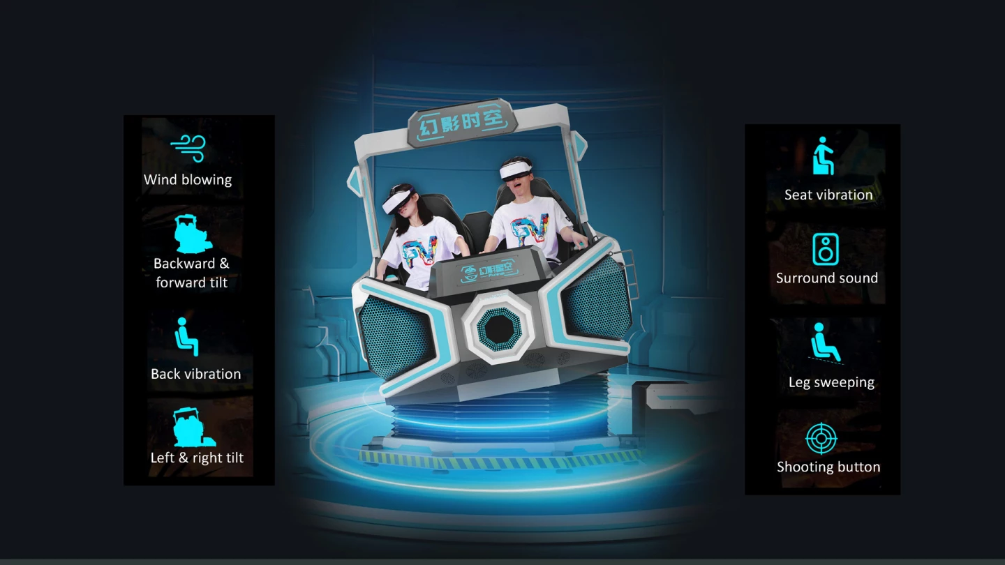FuninVR’s new two-person VR SKYSHIP platform comes with a $9,999 price tag and a library of software
