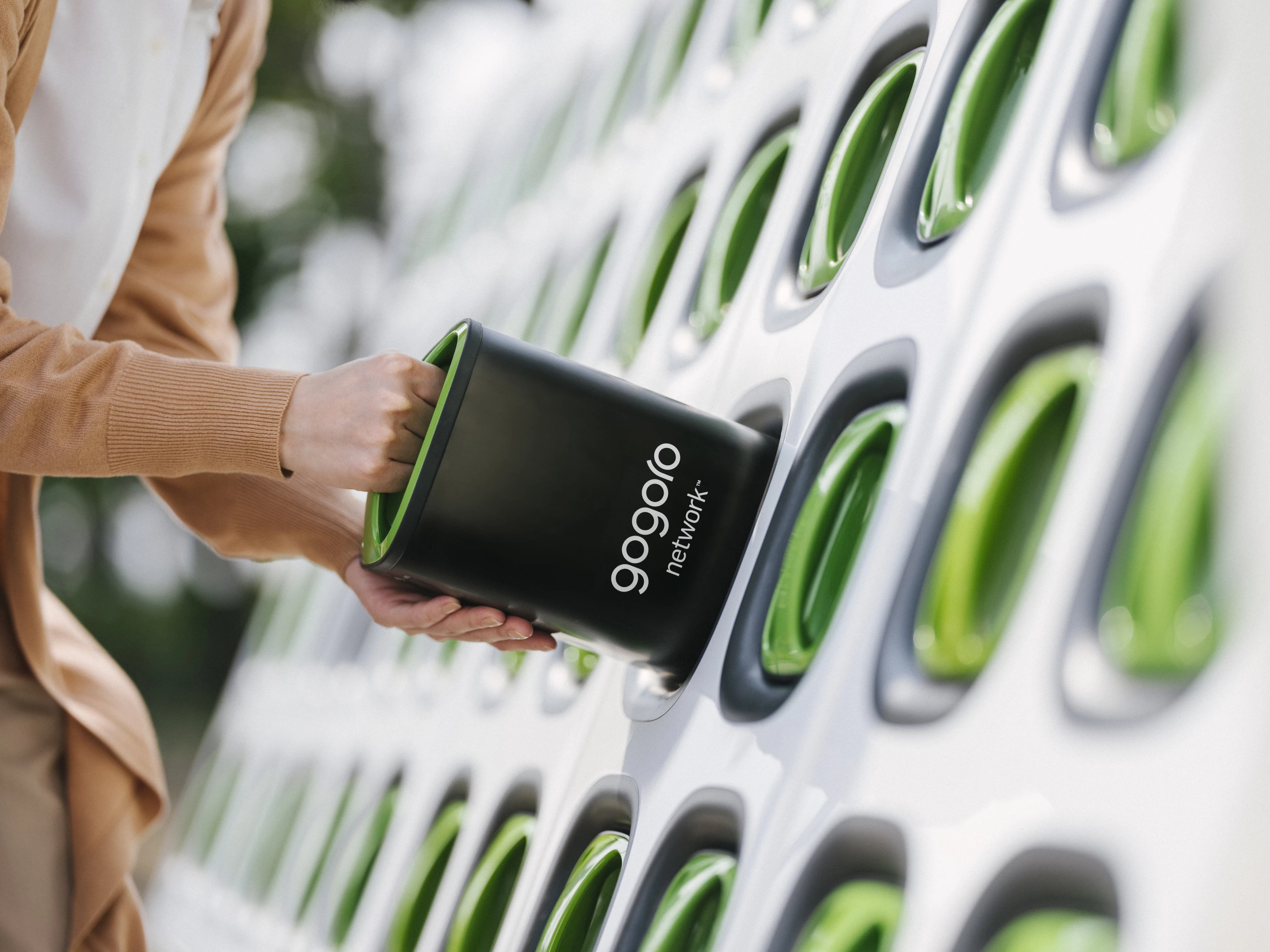 Gogoro's network of GoStations cater to riders of its electric smartscooters, allowing them to swap low-charge batteries for fresh ones