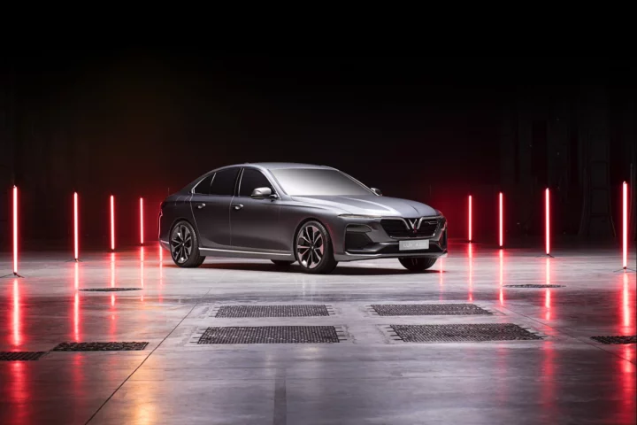 The LUX vehicles introduced in Paris are based on a new architecture developed by VinFast