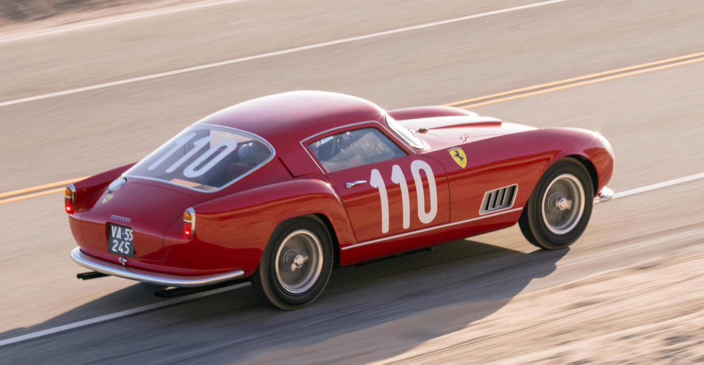 There is no published estimate for this 1958 Ferrari 250 GT 'Tour De France'model but the model record stands at $13,200,000 (see the Top 100 most valuable cars of all time) and recent sales of the model include $7,862,554 in September, 2014, $7,273,054 in September, 2015 and $6,710,000 at Monterey in 2012. Official Auction Description: BonhamsLot 85