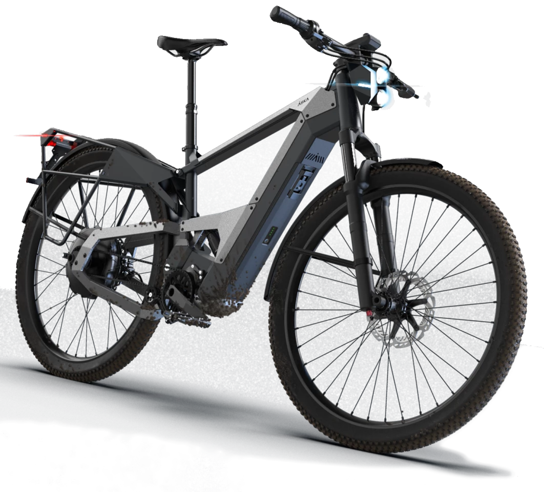 For daily commutes that involve more than just smooth pavement, Åska presents a burlier ebike