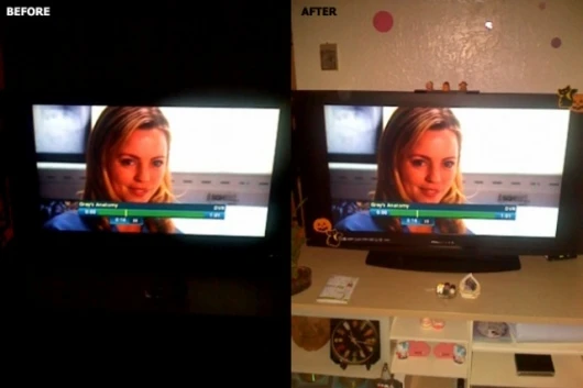 Before & After the SnaptureFlash