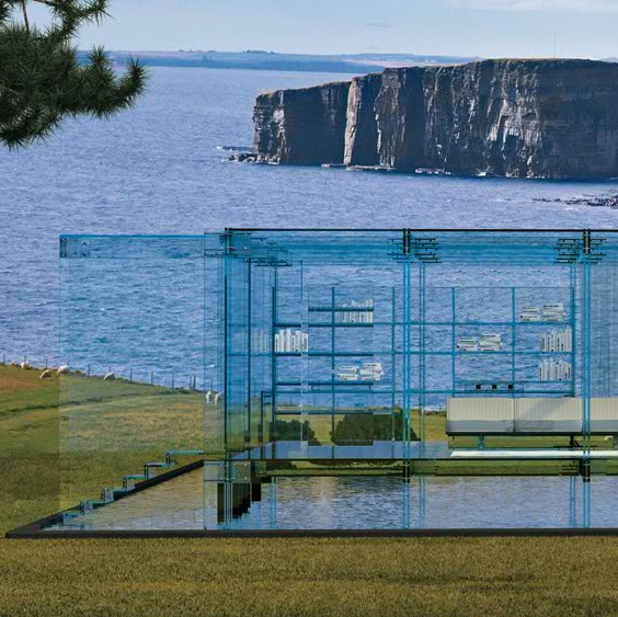 A dream setting for a dream house, but one clearly not for shy, retiring types