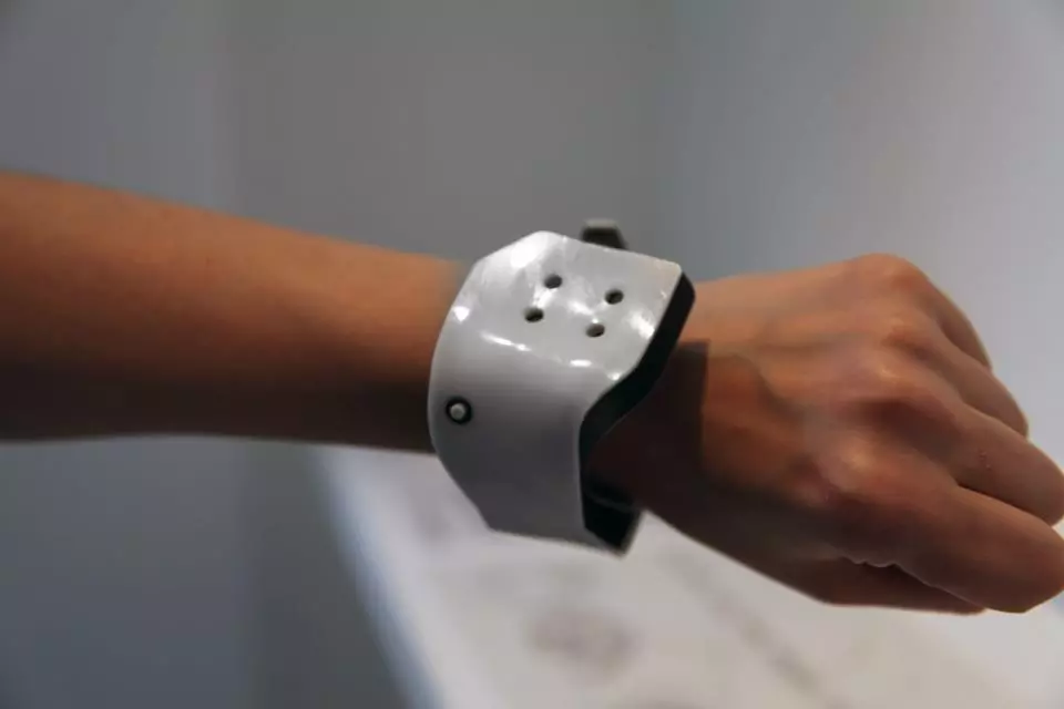 The Scent Rhythm watch aims to have people smell the passage of time (Photo: Aisen Caro Chacin)