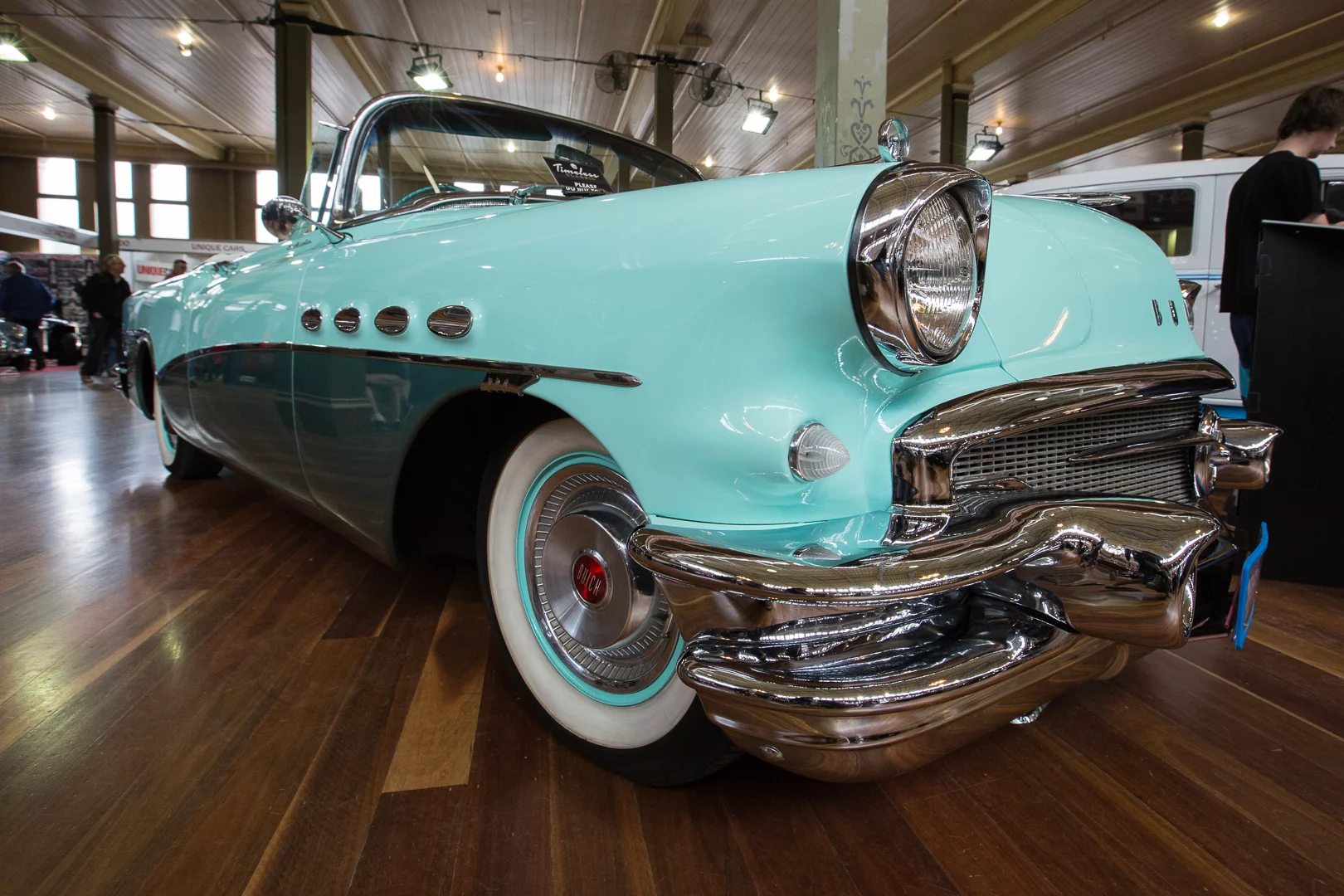 A 1956 Buick Roadmaster Convertible on show at Motorclassica 2014 (Photo: Nick Lavars/Gizmag)