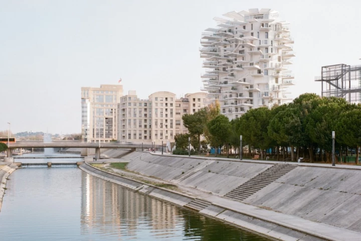 Construction of L'Arbre Blanc was completed in May