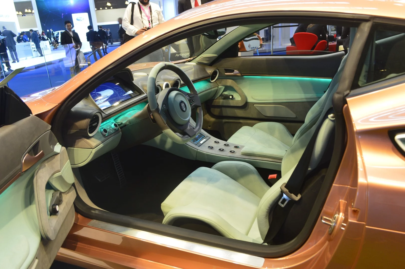 The Artega Scalo cockpit