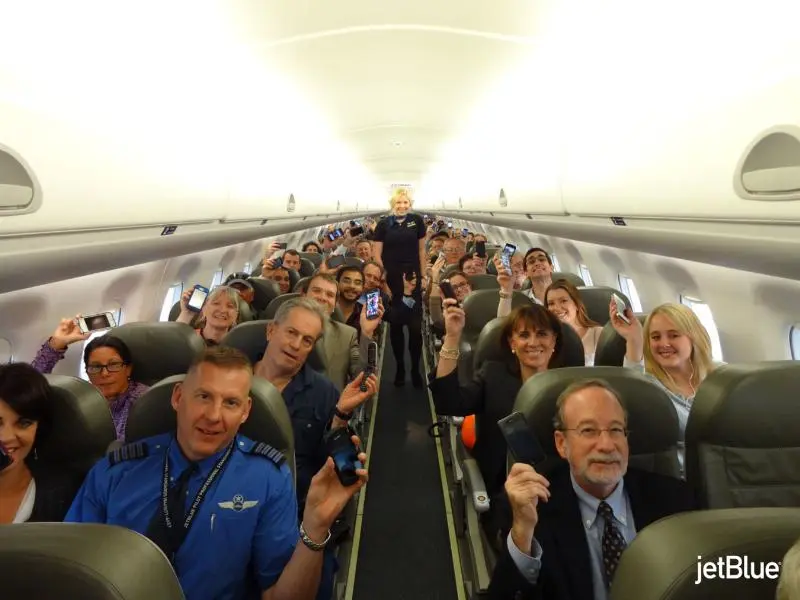 JetBlue flew the first flight under the new regulations (Photo: JetBlue)