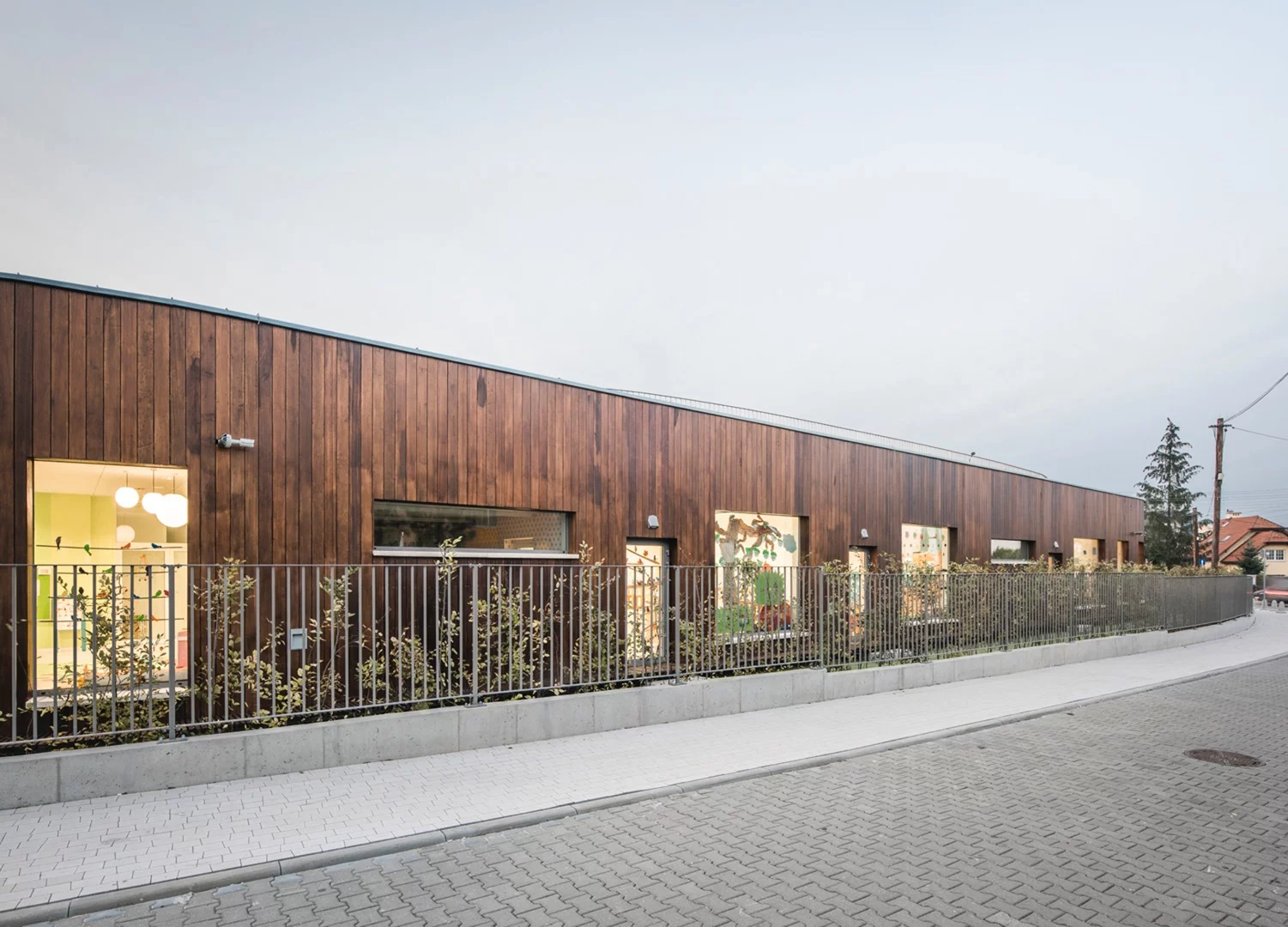 Kindergarten is located in the Kleszczówka district in the suburbs of Żory, Poland