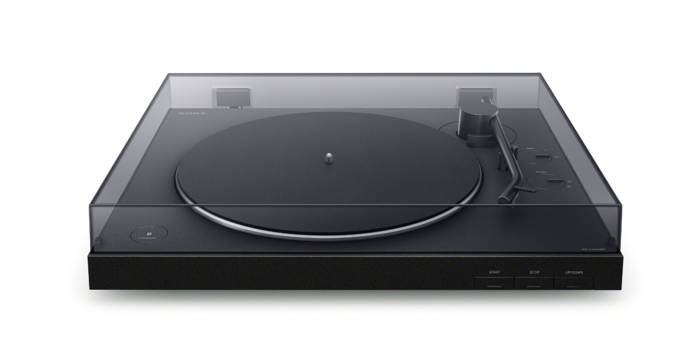 Sony’s new PS-LX310BT comes with a removable dust cover
