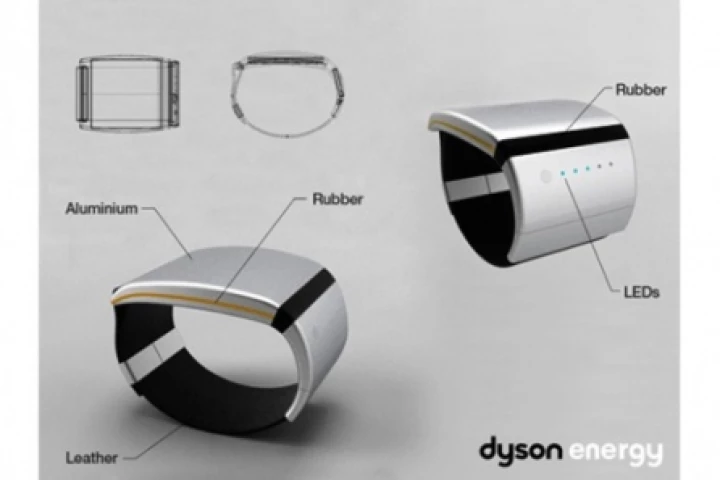 Dyson energy bracelet design using body heat and ambient temperature to produce electricity